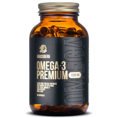 Grassberg Omega Premium 1200 мг. (90 капс.) в интернет-магазине спортивного питания belka.store 