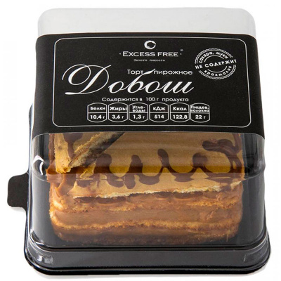 Excess Free Торт-пирожное "Добош" (120 гр.)