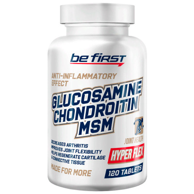 Be First Glucosamine + Chondroitin + MSM Hyper Flex (120 таб.) [M] в интернет-магазине спортивного питания belka.store
