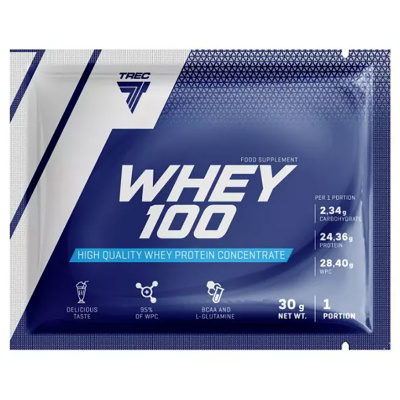 Trec Nutrition WHEY 100 Пробник (30 гр.) в интернет-магазине спортивного питания belka.store