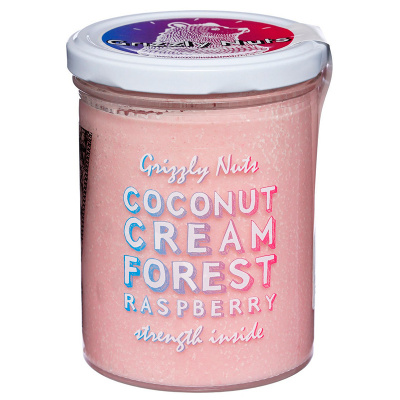 Grizzly Nuts Паста кокосовая малиновая (360 гр.)