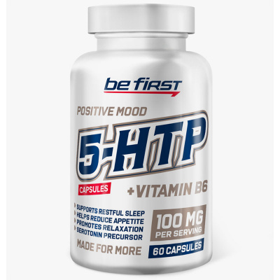 Be First 5-HTP 100 мг. + B6 (60 капс.) [M] в интернет-магазине спортивного питания belka.store
