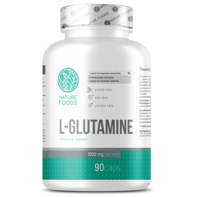 Nature Foods L-Glutamine 1000 мг. (90 капс.)