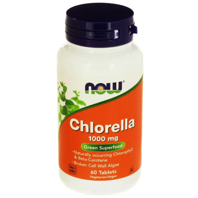 NOW Chlorella 1000 мг. (60 таб.)