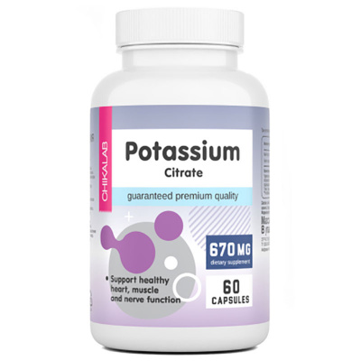 ChikaLab Potassium Citrate (60 капс.) в интернет-магазине спортивного питания belka.store
