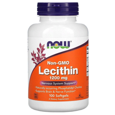NOW Sunflower Lecithin 1200 мг. (100 капс.)