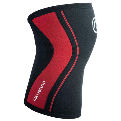 Rehband Коленный бандаж (№ 105236) 3 мм., чёрный-красный