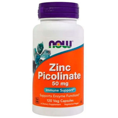 NOW Zinc Picolinate 50 мг. (120 капс.)