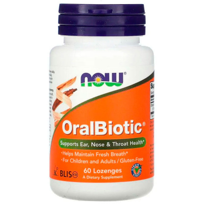 NOW OralBiotic (60 пастилок)