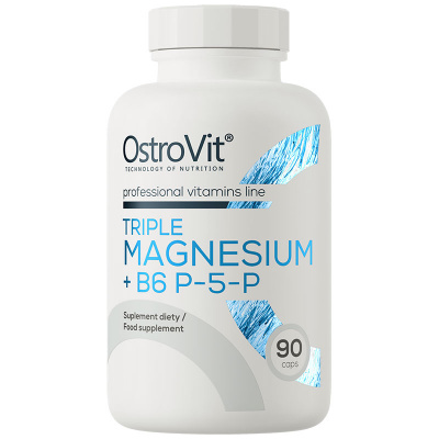 OstroVit Triple Magnesium + B6 P-5-P (90 капс.) в интернет-магазине спортивного питания belka.store