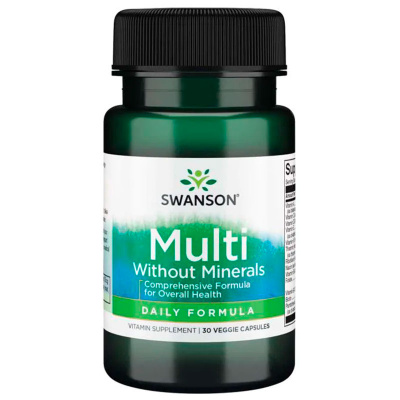 Swanson Multi without Minerals - Daily Formula (30 капс.)
