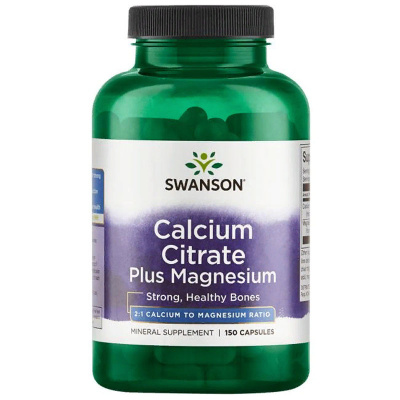 Swanson Calcium Citrate Plus Mag (150 капс.)