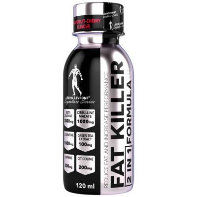 Фотография Kevin Levrone Fat Killer 2 in 1 Shot (120 мл.) в интернет-магазине спортивного питания belka.store за 250 ₽ Kevin Levrone Fat Killer 2 in 1 Shot (120 мл.) в интернет-магазине спортивного питания belka.store