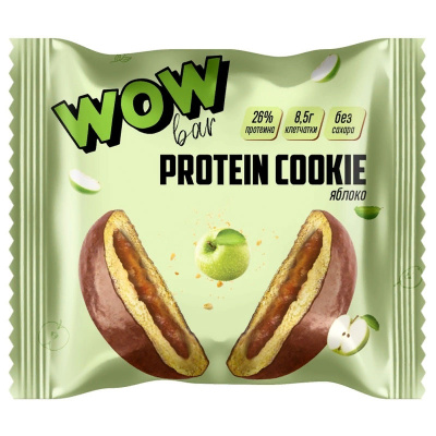 Prime Kraft WOWbar Протеиновое печенье с начинкой (40 гр.) срок годности 18.01.2023