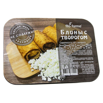 Fito Forma Низкоуглеводные блины с творогом (350 гр.)