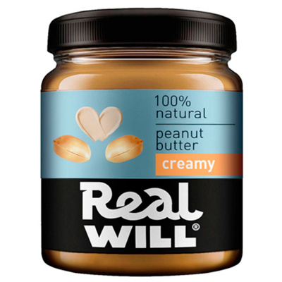 Real Will Арахисовая паста кремовая (330 гр.)