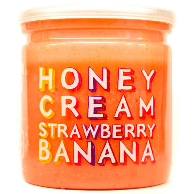 Grizzly Nuts Крем-мёд с клубникой и бананом (230 гр.)