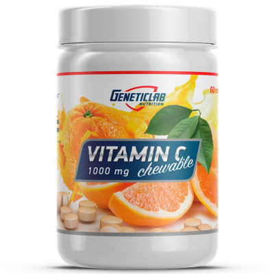GeneticLab Nutrition Vitamine C (60 жеват. табл.)