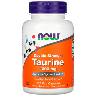NOW Taurine 1000 мг (100 капс.) в интернет-магазине спортивного питания belka.store