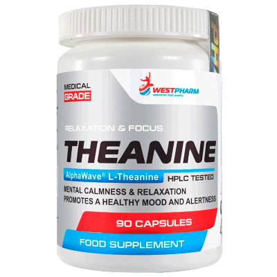 WestPharm Theanine 200 мг. (90 капс.)