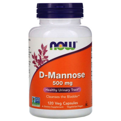 NOW D-Mannose 500 мг. (120 капс.)
