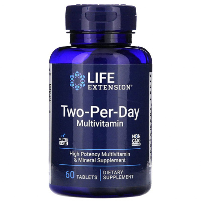 Life Extension Two-Per-Day (60 табл.) в интернет-магазине спортивного питания belka.store