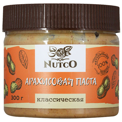 Nutco Арахисовая Паста Классическая (300 гр.)
