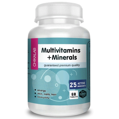ChikaLab Multivitamins + Minerals (60 таб.)
