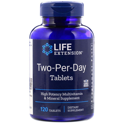 Life Extension Two-Per-Day (120 табл.) в интернет-магазине спортивного питания belka.store