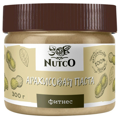 Nutco Арахисовая Паста Фитнес (300 гр.)