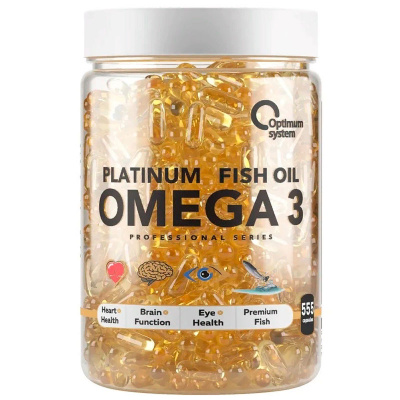 Optimum System Omega-3 Platinum Fish Oil (555 капс.)