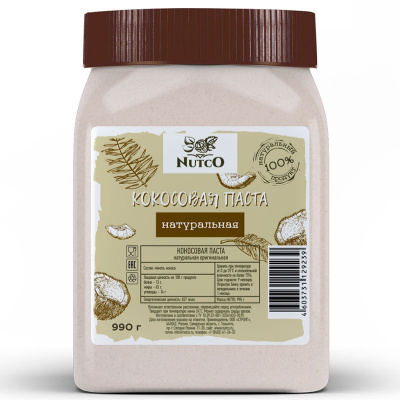 Nutco Кокосовая паста натуральная (990 гр.)