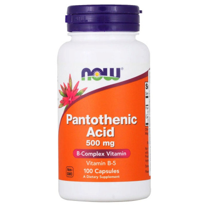 NOW Pantothenic Acid 500 мг. (100 вег. капс.) в интернет-магазине спортивного питания belka.store