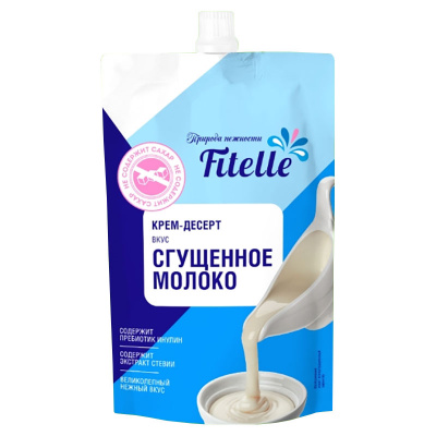ФитПарад Крем-десерт Сгущенное молоко дой-пак (100 гр.)
