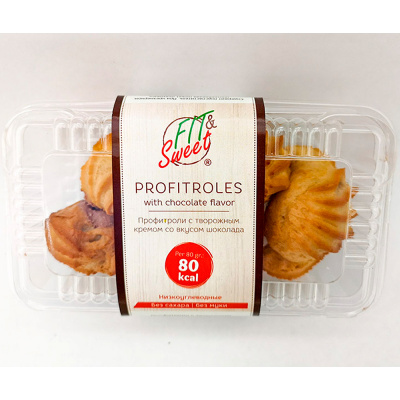Fit Sweet Профитроли с творожным кремом (80 гр.)