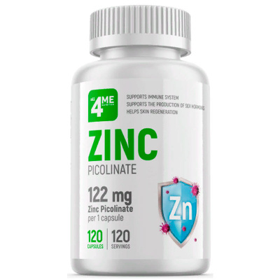 4Me Nutrition Zinc Picolinate 122 мг. (120 капс.)