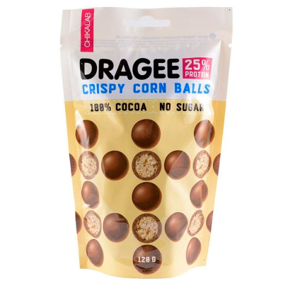 ChikaLab Драже Шарики Кукурузные в Шоколаде (120 гр.)