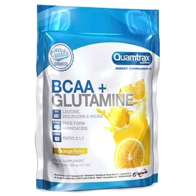 Quamtrax Nutrition BCAA 2:1:1 Glutamine Powder (500 гр.)