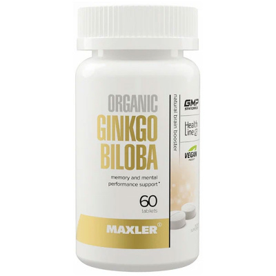 Maxler Ginkgo Biloba Organic (60 таб.)