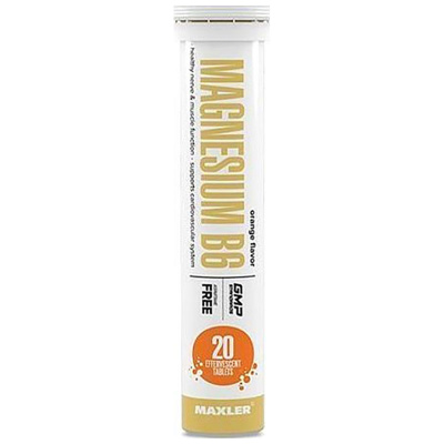 Maxler Magnesium B6 Effervescent (20 шипуч.табл.) в интернет-магазине спортивного питания belka.store 
