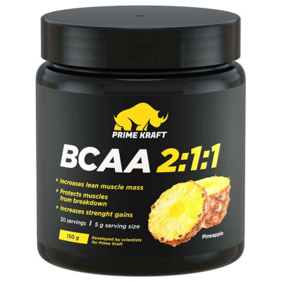 Prime Kraft BCAA 2:1:1 банка (150 гр.) Prime Kraft BCAA 2:1:1 банка (150 гр.)