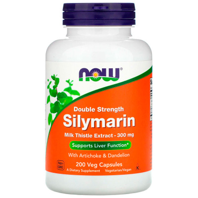 NOW Silymarin Double Strenght 300 мг. (200 капс.)