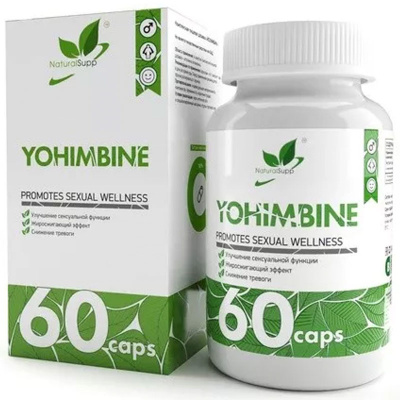 Natural Supp Yohimbine 50 мг. (60 капс.) в интернет-магазине спортивного питания belka.store