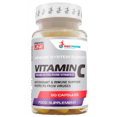 WestPharm Vitamin C 500 мг. (60 капс.)