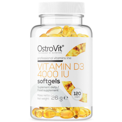 OstroVit Vitamin D3 4000 IU (120 капс.) в интернет-магазине спортивного питания belka.store