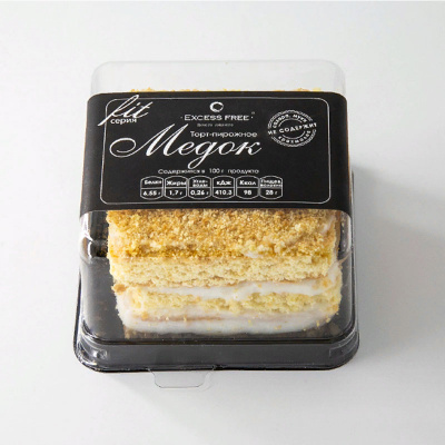 Excess Free Торт-пирожное "Медок" (100 гр.)