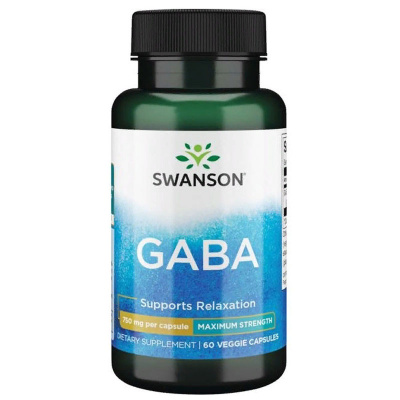 Swanson Gaba Maximum Strength 750 мг. (60 капс.)