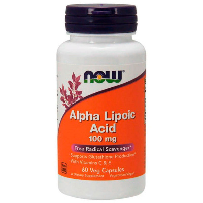 NOW Alpha Lipoic Acid 100 мг. (60 капс.)