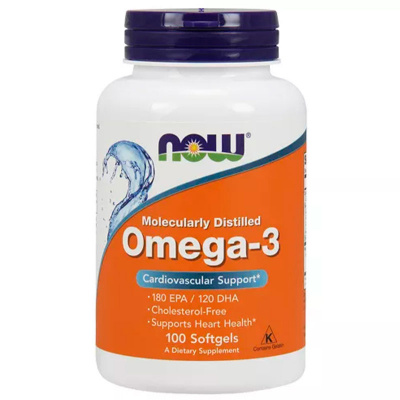 NOW Foods Omega-3 1000 мг. (100 капс.)