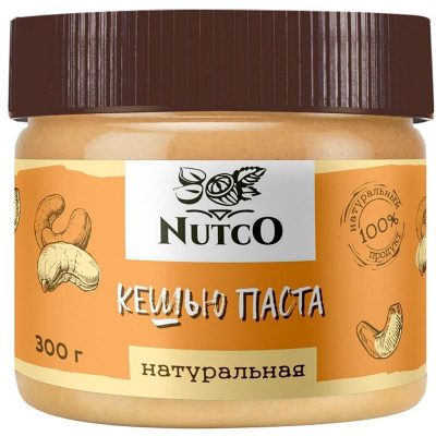Nutco Кешью паста натуральная (300 гр.)